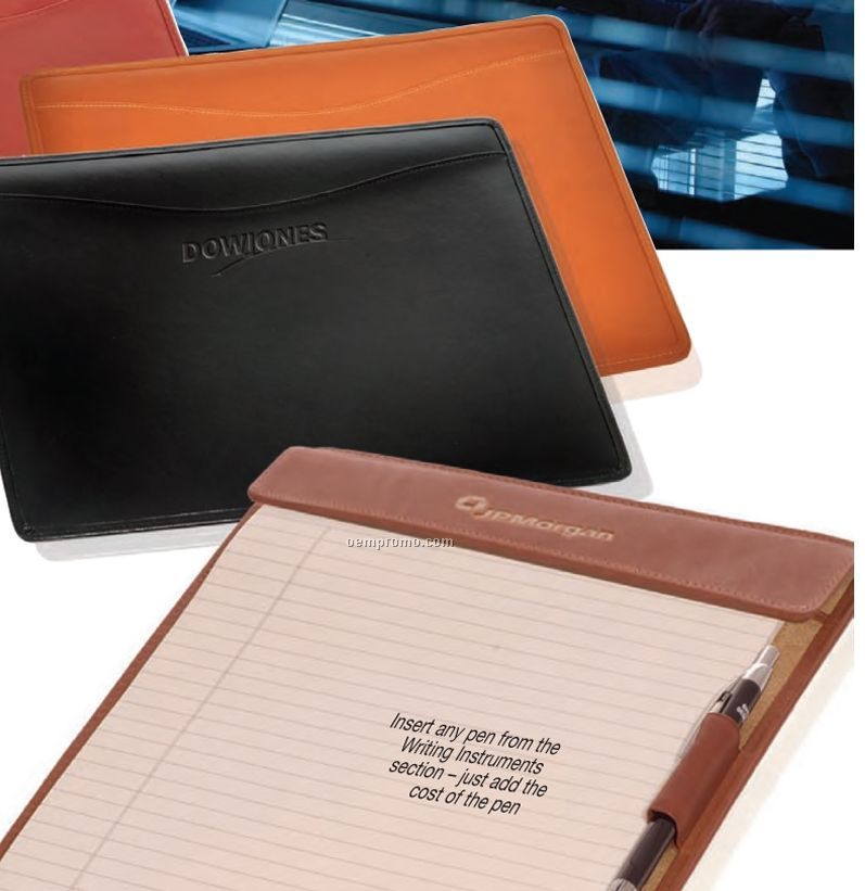 Large Cowhide Wall Street Writing Tablet