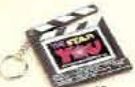 Moveable Clapboard Photo Keychain