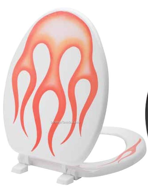 Flame Toilet Seat