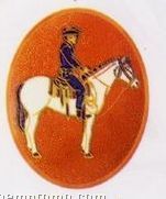 Western Rider Cloisonne Medallion Bolo Tie