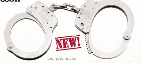 Smith & Wesson Nickel Handcuffs With Push Pin Lock