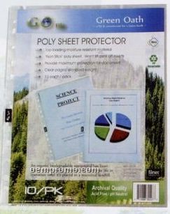 10 Pack Poly Sheet Protector