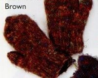 Nepali Lined Recycled Silk Mittens