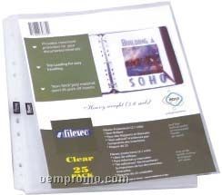 25 Pack Side Load Clear Sheet Protectors