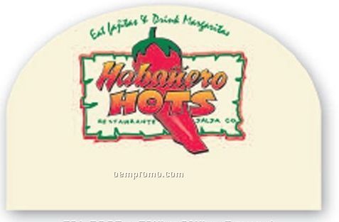 Arched Full Color Ultra-lite Name Badge (2 3/8"X3 1/2")